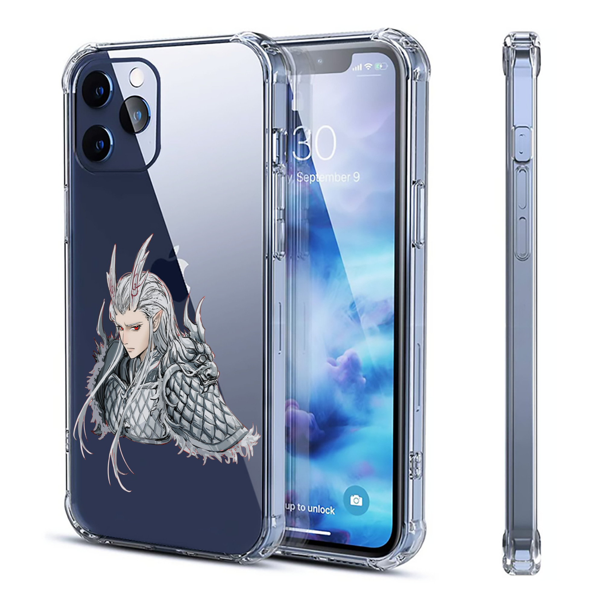 （画像用） Ne Zha 2 ナタ 魔童の大暴れ 【iPhone 12シリーズ対応】透明スマホケース（クリアソフトケース）